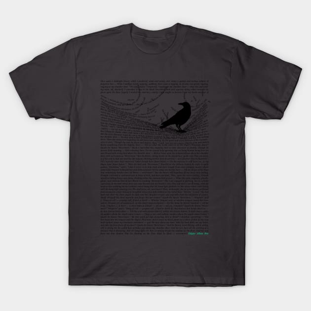 The Raven - Nevermore T-Shirt by vo_maria